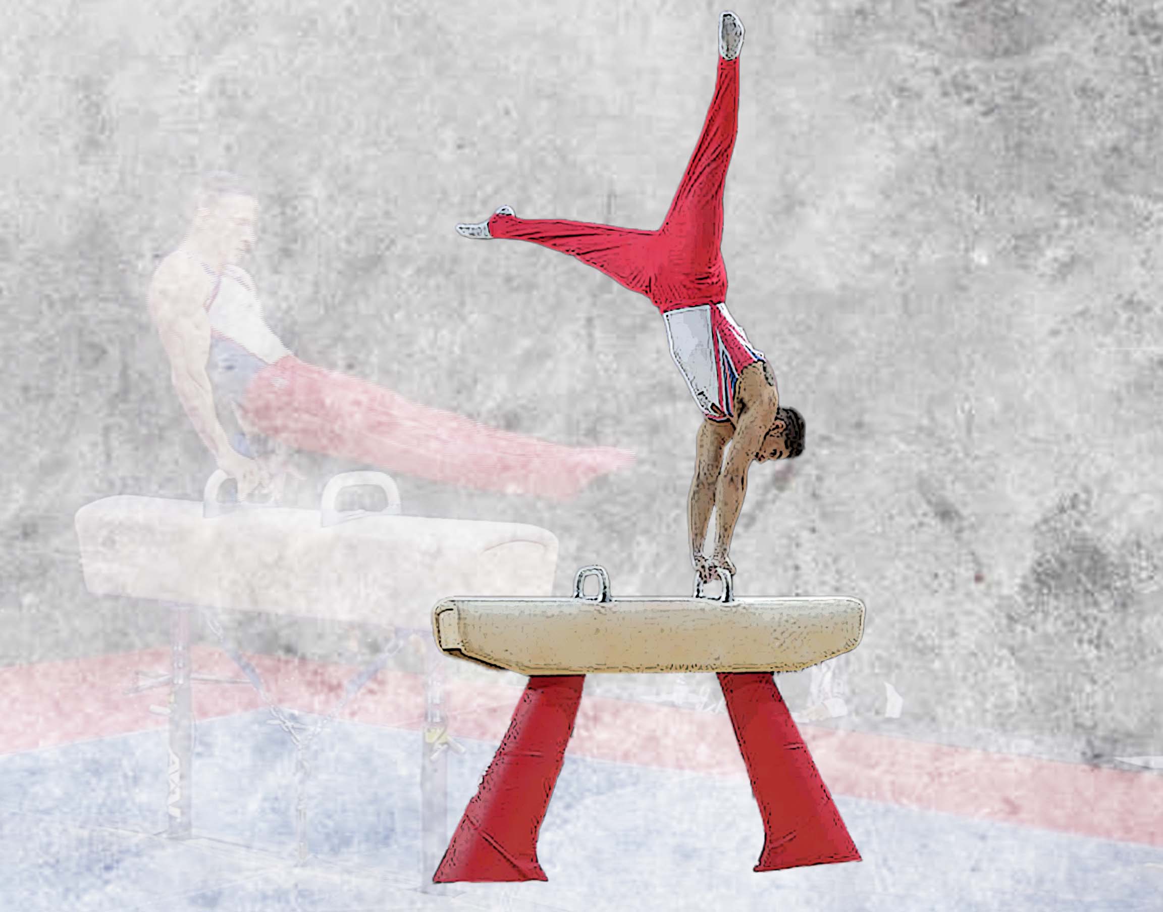 Grip Gymnastic Pomelled Horse