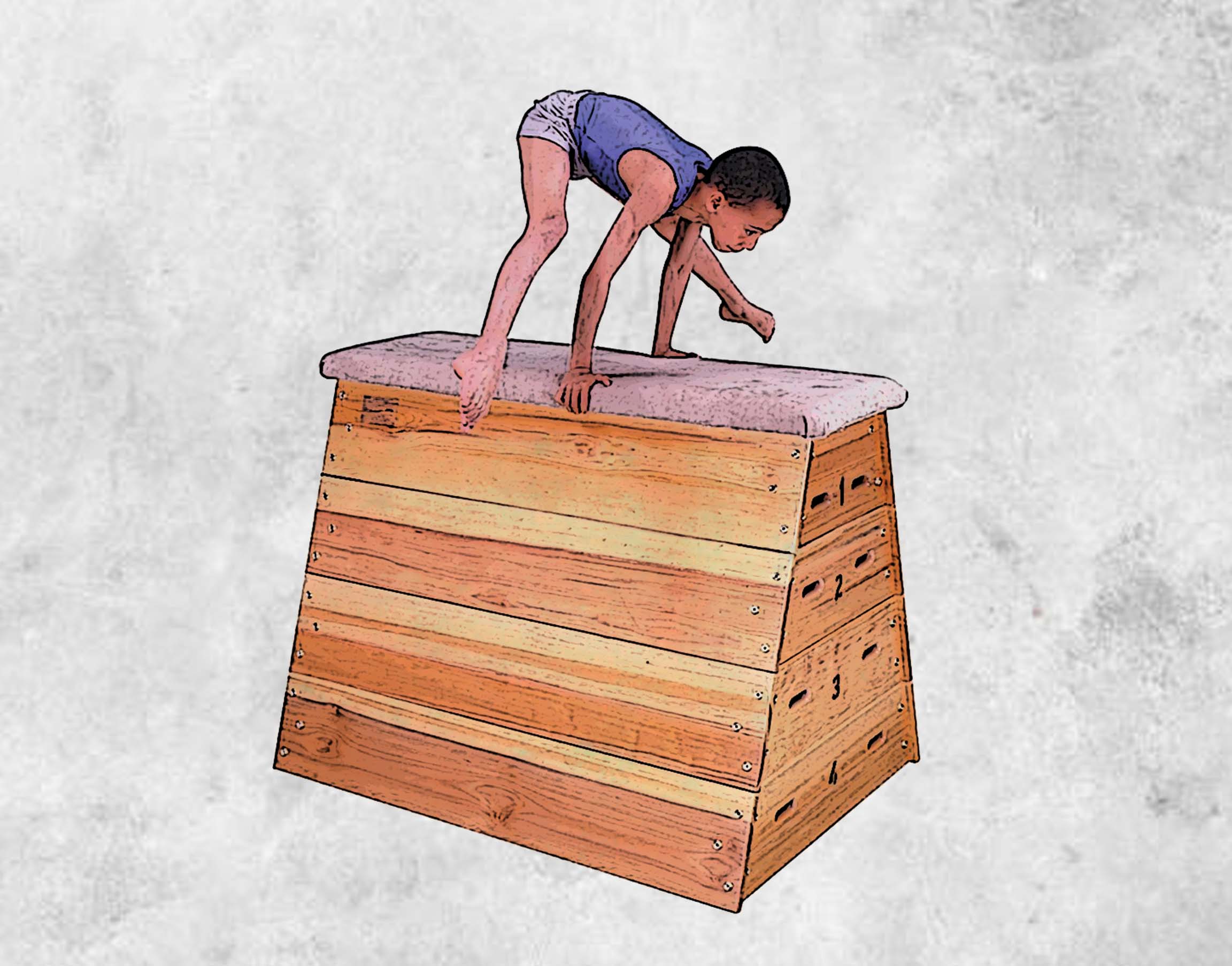 Grip Gymnastic Vaulting Box